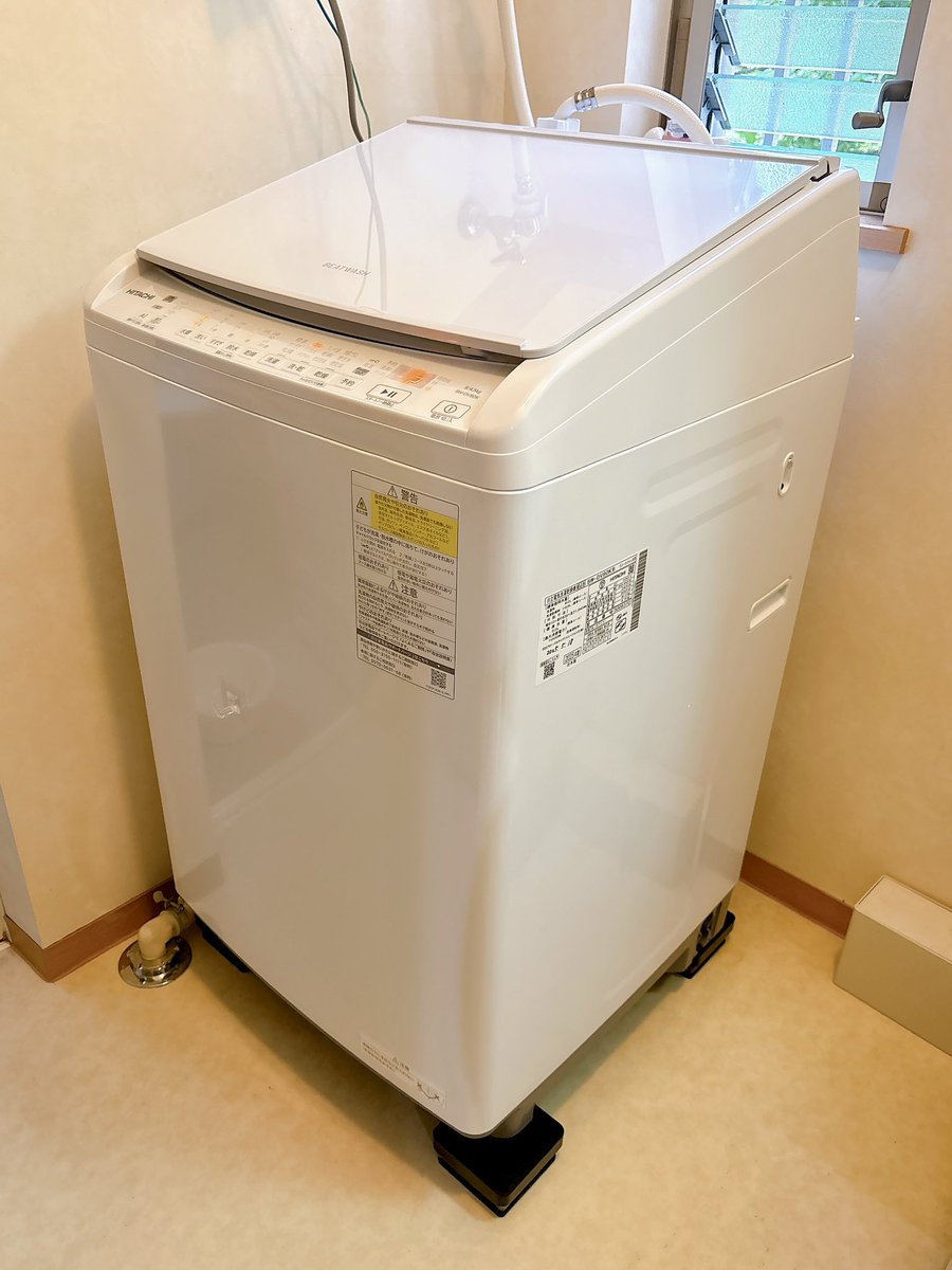 ８年前から日立のビートウォッシュ使ってたんやけど動作音がかなり大きくなったから買い替え。気に入ってたから同じビートウォッシュにしたんやけど、まさか風呂水使えなくなってるとは思わんかった