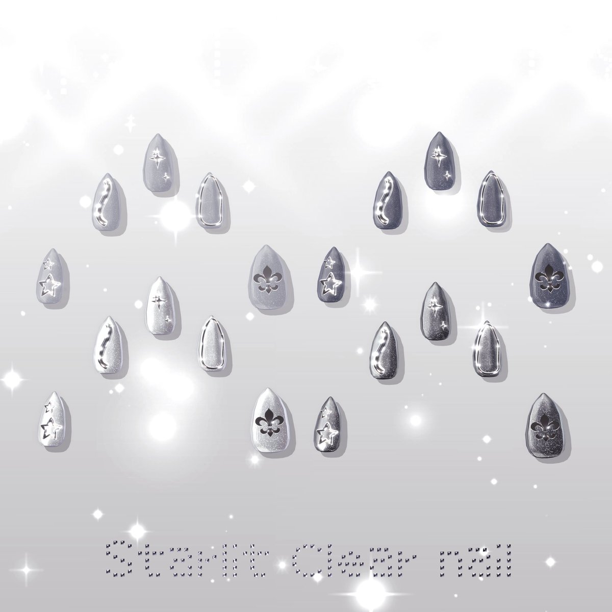 OwnPatho's tweet photo. ／
今までで1番短いNail発売.ᐟ.ᐟ
プレゼント企画🎁《15アバター対応》
＼

¨̮⃝ Starlit Clear Short Nail 𖤐 ̖́-

"3日限定"SALE
単体 ¥330→¥160
full  ¥990→¥660

━━ 期限：5/21 ━━
https://t.co/2UuITPYFXV
━━━━━━━━━━━━━

◾︎参加条件
・RP+follow
→ 5名様にプレゼント🎁
+BOOTHの♥50につき1名追加

#VRChat #booth_pm