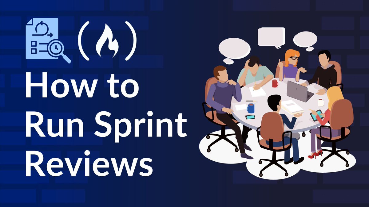 freeCodeCamp's tweet image. Sprint reviews, when done well, can help teams keep their projects on track.

These meetings are held at the end of a sprint and let the team show demos, get feedback, and make a plan.

In this guide, @TISMSHUK shares tips for running an effective sprint review.