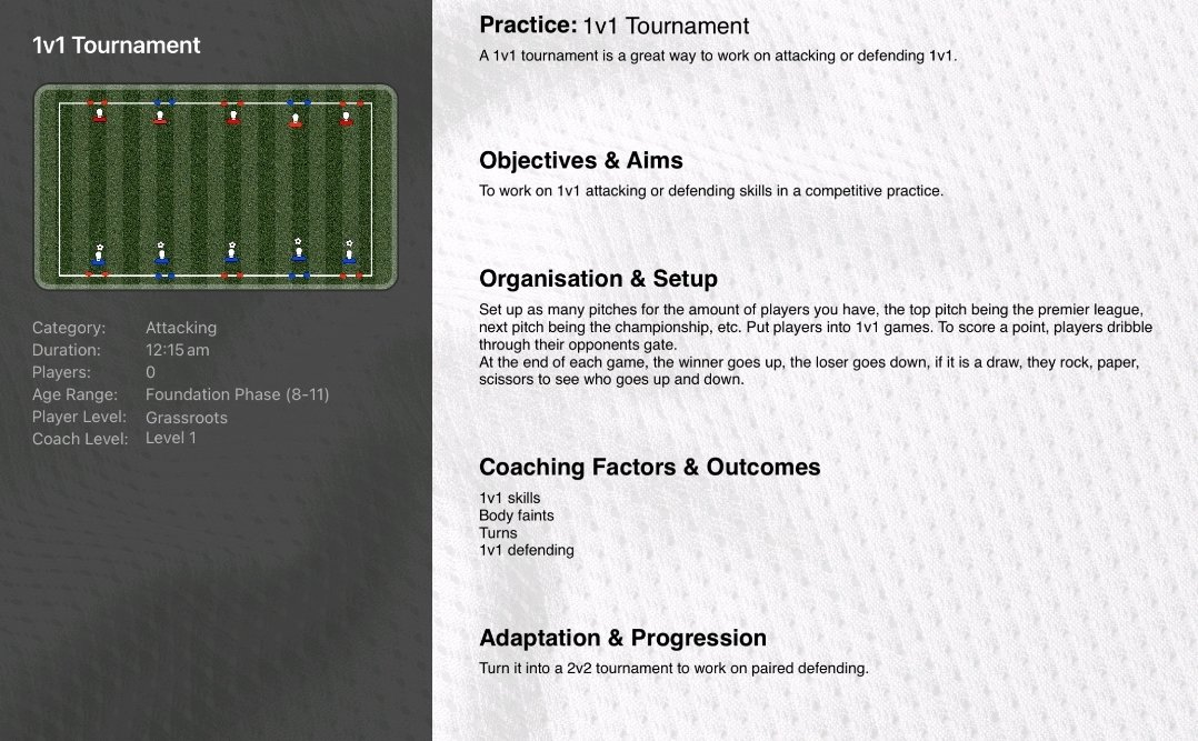 Rob Porter (@rjpcoach) on Twitter photo For my #SundayShare this week, I'm interested in foundation phase coaches favourite practices.
I've included 2 of mine, and it would be great to see other coaches go to practices.
<a href="/AntrobusN/">Neil Antrobus</a> <a href="/PeterPrickett/">TheBeardedCoach</a> <a href="/insidewrite1957/">Peter Thornton.🇺🇦</a> <a href="/Pavfunball/">Pav FunBall Academy</a> <a href="/evolvethecoach/">Evolve Coaching</a> <a href="/CarlWild75/">Carl Wild</a> <a href="/Coach__Luca/">Coach Luca</a> For my #SundayShare this week, I'm interested in foundation phase coaches favourite practices.
I've included 2 of mine, and it would be great to see other coaches go to practices.
<a href="/AntrobusN/">Neil Antrobus</a> <a href="/PeterPrickett/">TheBeardedCoach</a> <a href="/insidewrite1957/">Peter Thornton.🇺🇦</a> <a href="/Pavfunball/">Pav FunBall Academy</a> <a href="/evolvethecoach/">Evolve Coaching</a> <a href="/CarlWild75/">Carl Wild</a> <a href="/Coach__Luca/">Coach Luca</a>