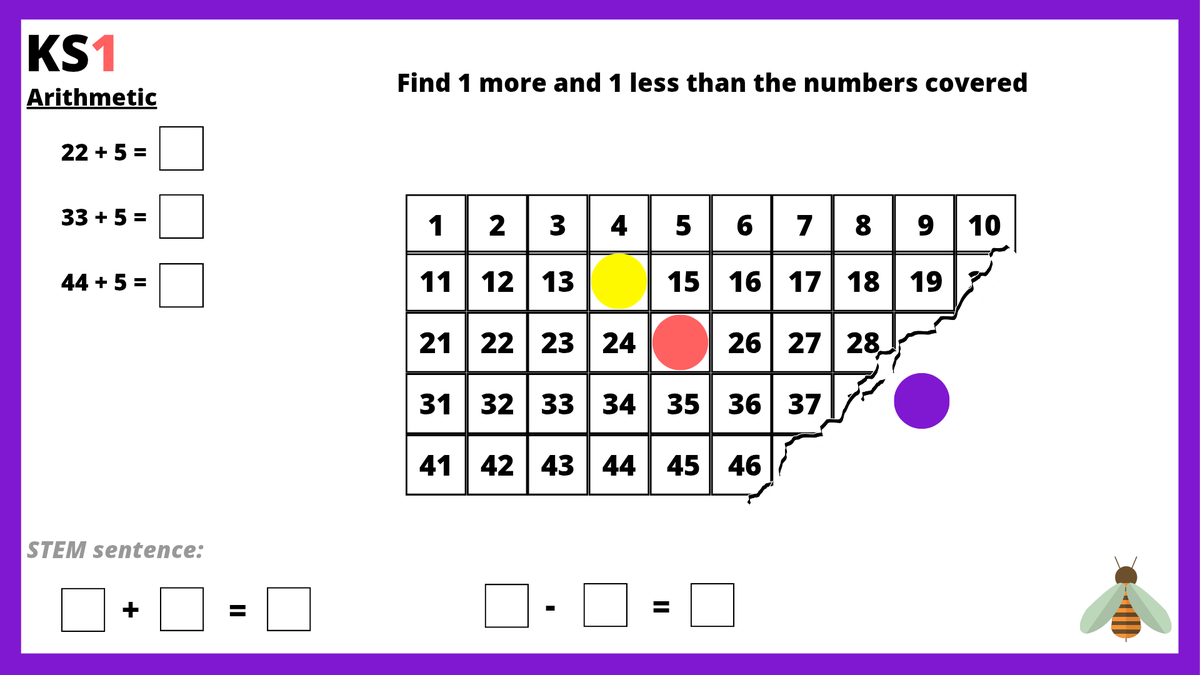 Monday's Key Stage 1 and 2 daily maths tasks mrbeeteach.com 🐝