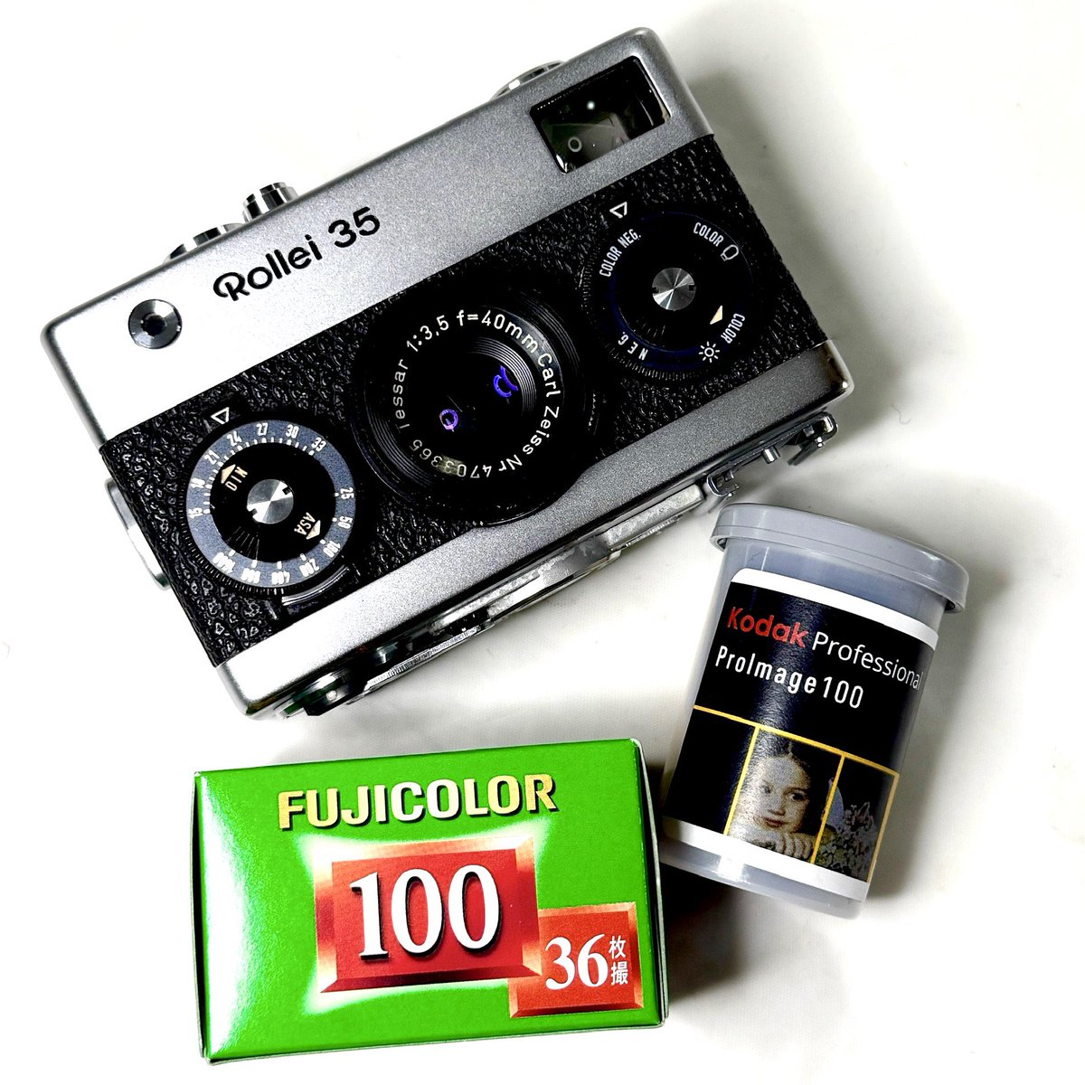 Rollei 35の修理が終わったのでISO 100フィルムで試写
