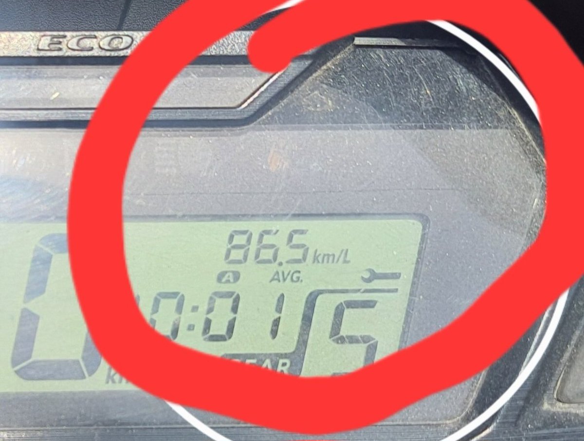 sk4266's tweet photo. @honda2wheelerin @Honda 
At time of 4th servicing 
Honda SP125 mileage https://t.co/olpbLLdQn4