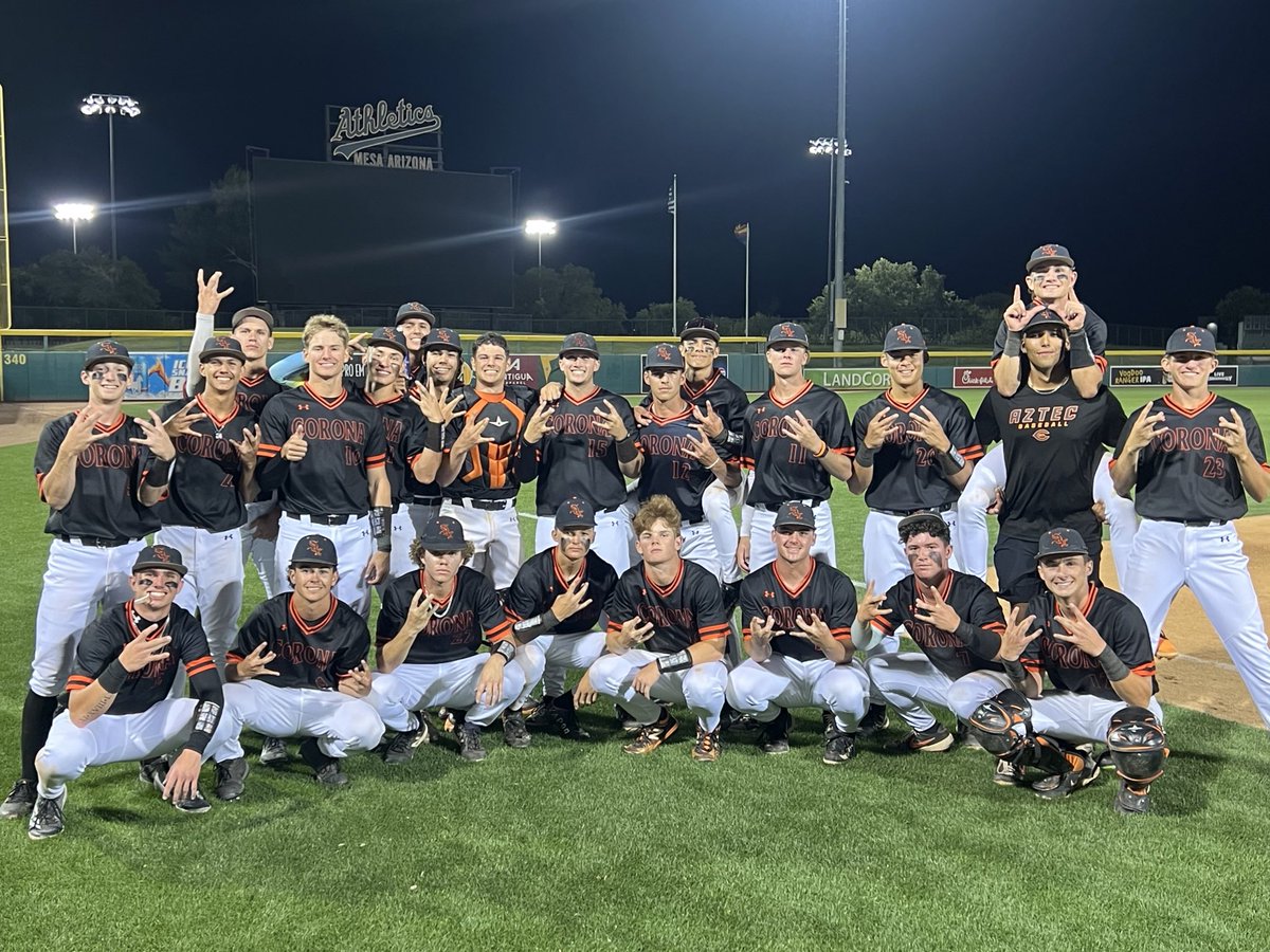 CDS Aztecs Baseball (@cds_baseball) on Twitter photo AZTECS WIN! Aztecs advance to the 6A state championship game with a 9-1 win over Red Mountain. #DOB ๐๐ผ
W - <a href="/RyanCaruso12/">Ryan Caruso</a> CG, 4H, 0ER
<a href="/BenJacobus14/">Ben Jacobus</a> 2-3 3R, RBI
<a href="/kellan_tom/">Kellan Tom</a> 2-3 RBI
<a href="/Conor_Rae08/">Conor Rae</a> 2-4, RBI
Gabe Be ho-Garcia 2-3
Connor Long 2-3 3 RBI AZTECS WIN! Aztecs advance to the 6A state championship game with a 9-1 win over Red Mountain. #DOB ๐๐ผ
W - <a href="/RyanCaruso12/">Ryan Caruso</a> CG, 4H, 0ER
<a href="/BenJacobus14/">Ben Jacobus</a> 2-3 3R, RBI
<a href="/kellan_tom/">Kellan Tom</a> 2-3 RBI
<a href="/Conor_Rae08/">Conor Rae</a> 2-4, RBI
Gabe Be ho-Garcia 2-3
Connor Long 2-3 3 RBI