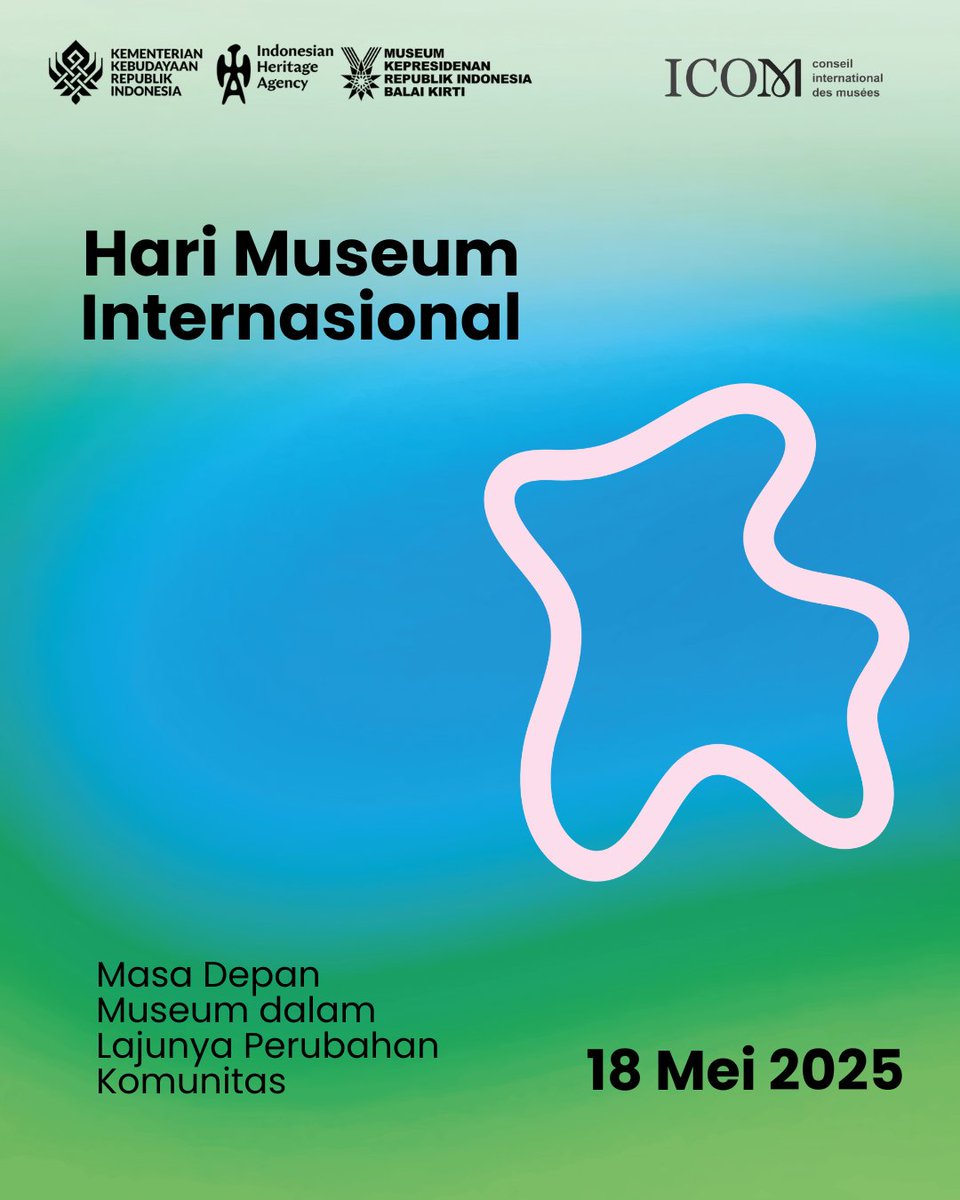 MuspresRI's tweet photo. Selamat Hari Museum Internasional 2025.

#HariMuseumInternasional
#IDM2025 https://t.co/uaCxtIlu9b