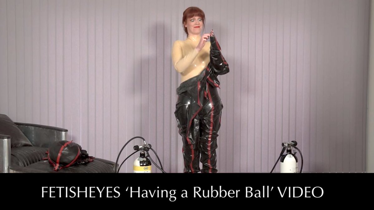 Zoe <a href="/Confess2MissZoe/">Miss_Zoe_Page</a> discovers the ultimate inflatable latex suit in the Fetisheyes wardrobe and cannot resist the temptation to try it on! Lots of kinky fun, inside and out in 'Having a Rubber Ball' ... new at fetisheyes.com/video?id=1095 this week ...