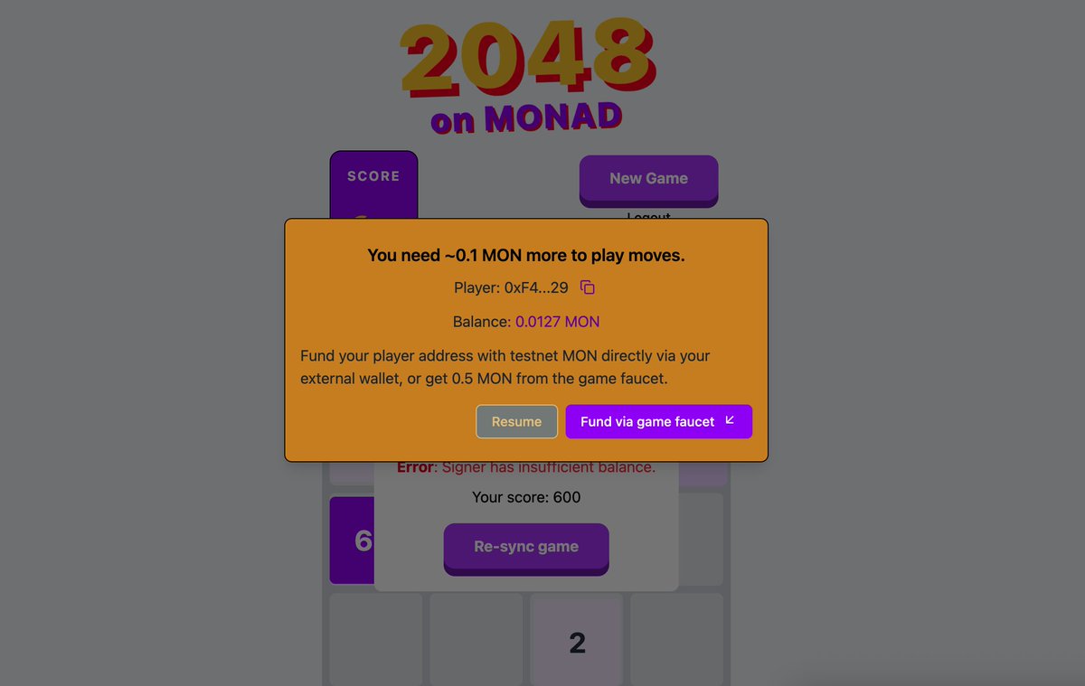 TorrieMess's tweet photo. @monad_xyz Score 600 https://t.co/0ArHzemlu9