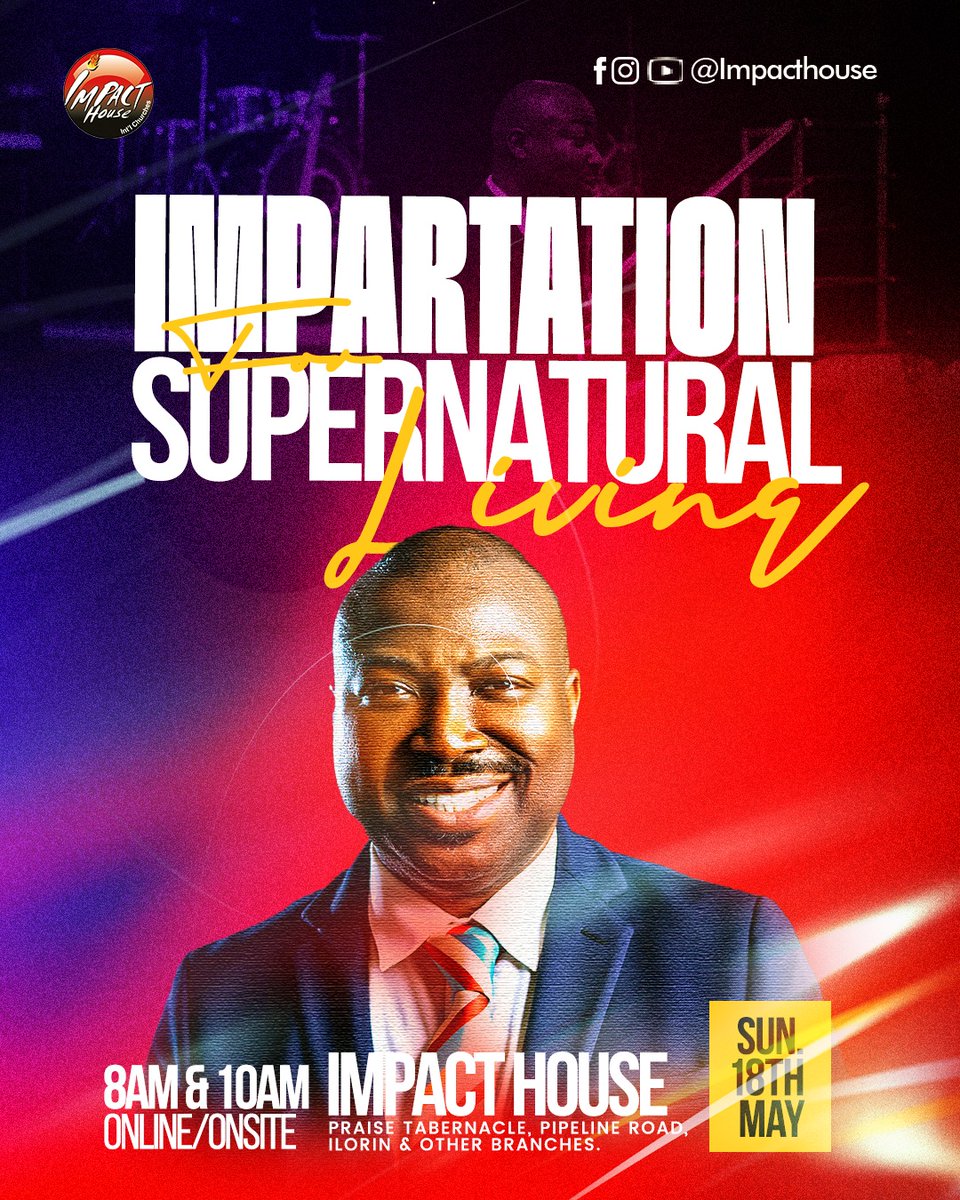 ImpactHousehq's tweet image. 1st Service has been EXPLOSIVE so far!
You do not want to miss Second service, join us on Facebook or YouTube: youtube.com/live/dRMqLlHaG…
#supernaturalliving
#increaseoneveryside