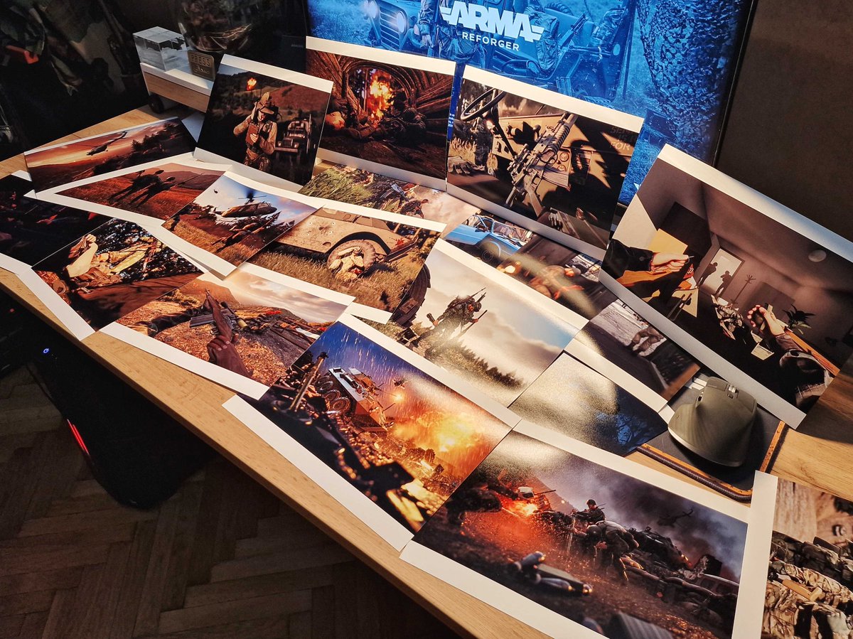 Printing Reforger images on some proper luster photo paper. It looks so good🔥