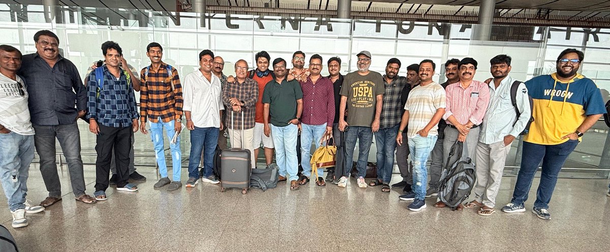 Telugu media attending 
Tomorrow event of
#Junior 
#Bengalurutrip 👍