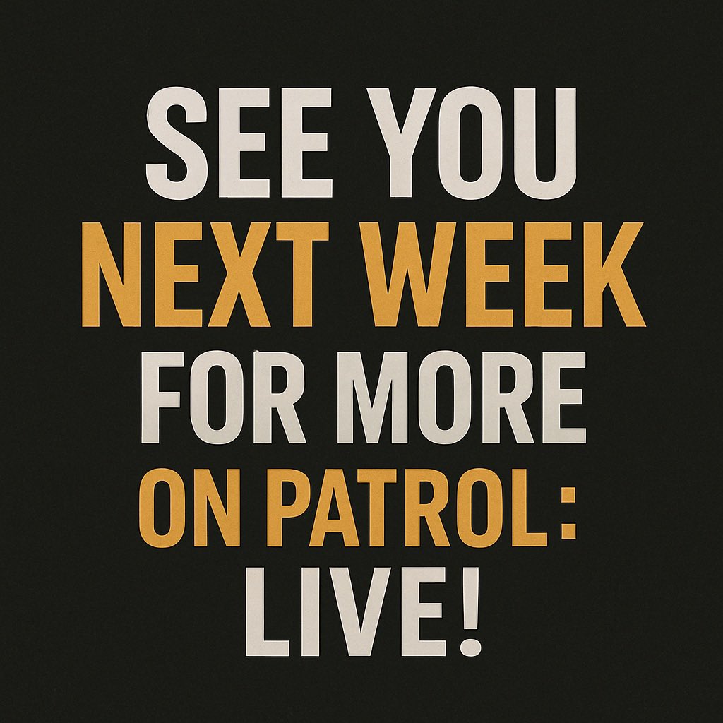 OnPatrolLive's tweet image. Have a great rest of the weekend! And a great week! Stay safe, much love #OnPatrolLive #OPLive #OPNation
