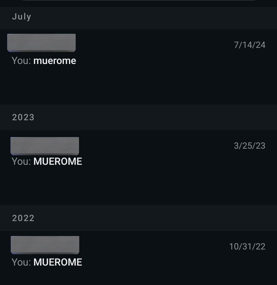 POR FIN SÉ A QUIEN LE COPIÉ EL MUEROME 😭😭😭😭 años diciendo eso y no sabia por qué ni de donde lo había sacado