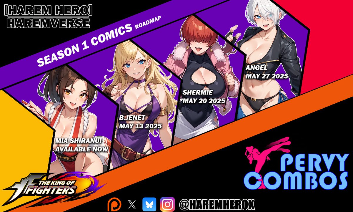 [Harem Hero]

Pervy Combo Season 1: The King of Fighters joins the [Harem Hero]!! 

Image Set and Lewd Comic available on Patreon!
#nsfw #kingoffighters #waifu #fatalfurycityofthewolves  #hentai