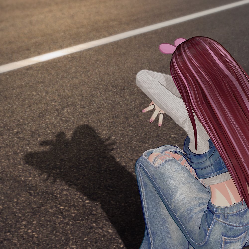 流行のポーズやってみた🐈‍⬛🐾
猫影できてるかな？？？