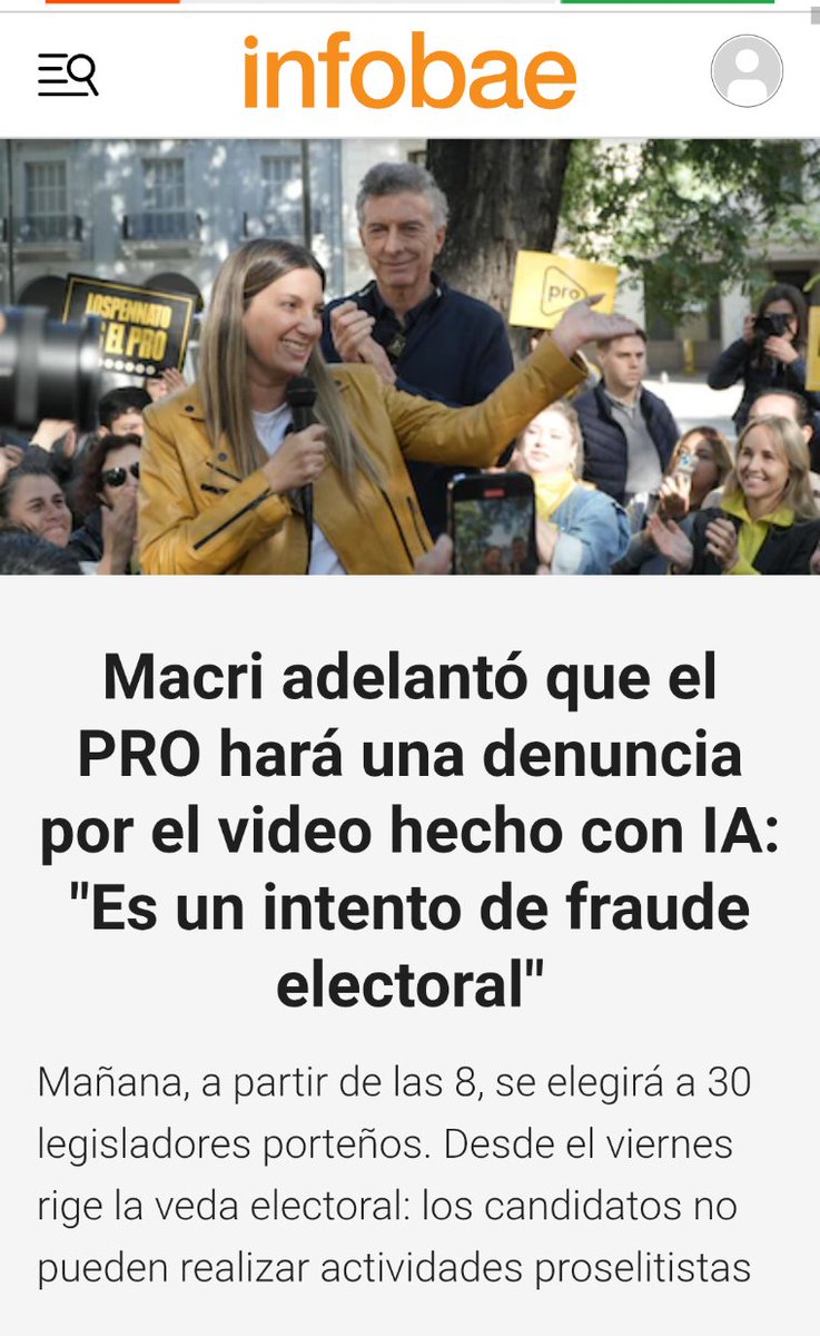 <a href="/ArtyAbrazo/">Silvia Lospenatto (ME BAJO)</a> <a href="/GordoDan_/">DAN</a> Dejen las OPERETAS qué los perjudica más que beneficiarlos!! 😅
#NSB
#VotoPRO 💛

<a href="/slospennato/">Silvia Lospennato</a> te la están dejando servida!! 💪💪💪
#VotoLospennato