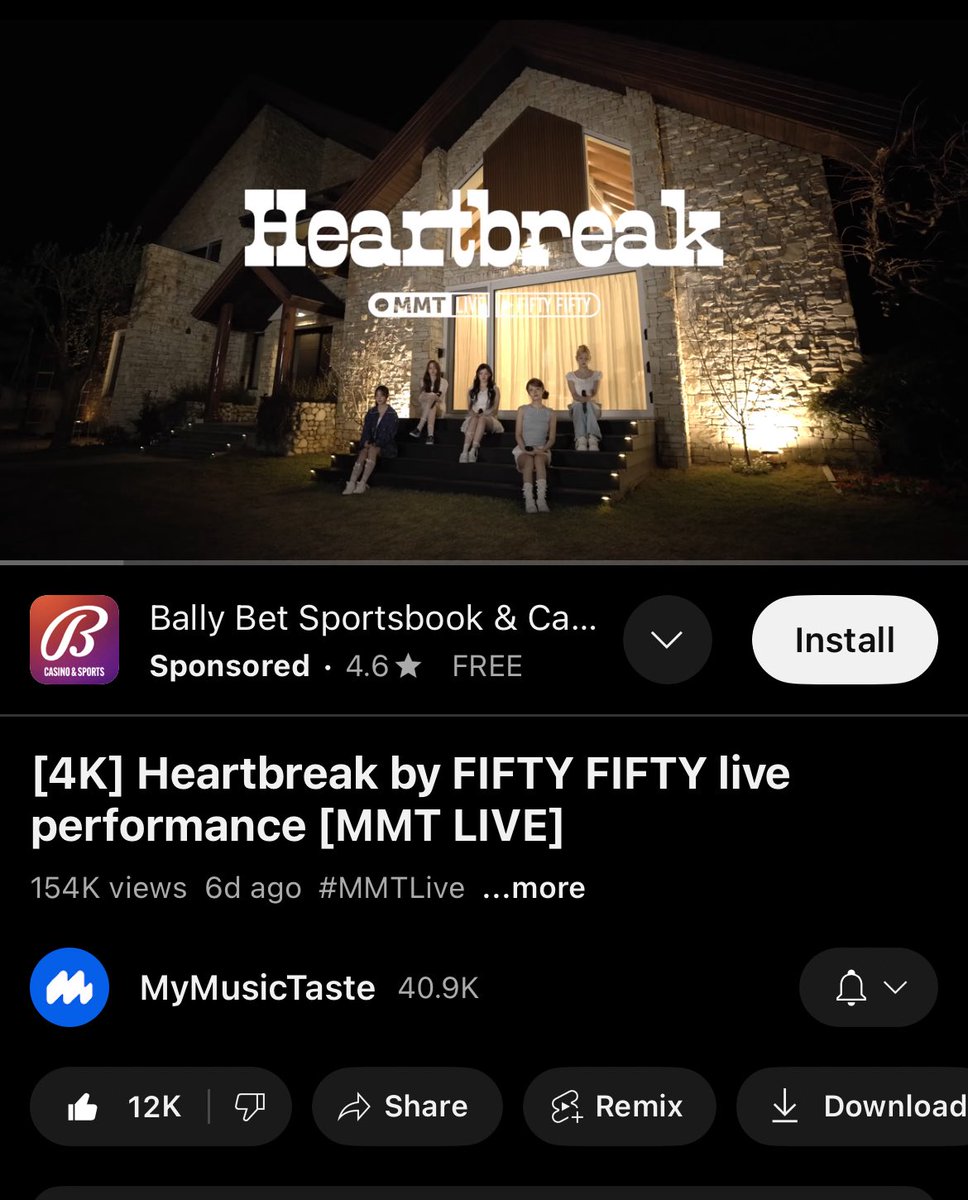 Ztik_'s tweet photo. @_mymusictaste Thank you MMT for the beautiful video! We love Fifty Fifty and we are here to support!
#FIFTYFIFTY_MMT
#FIFTYFIFTY
#FIFTYFIFTY_DayAndNight
#Heartbreak https://t.co/lNQ0owhaxn