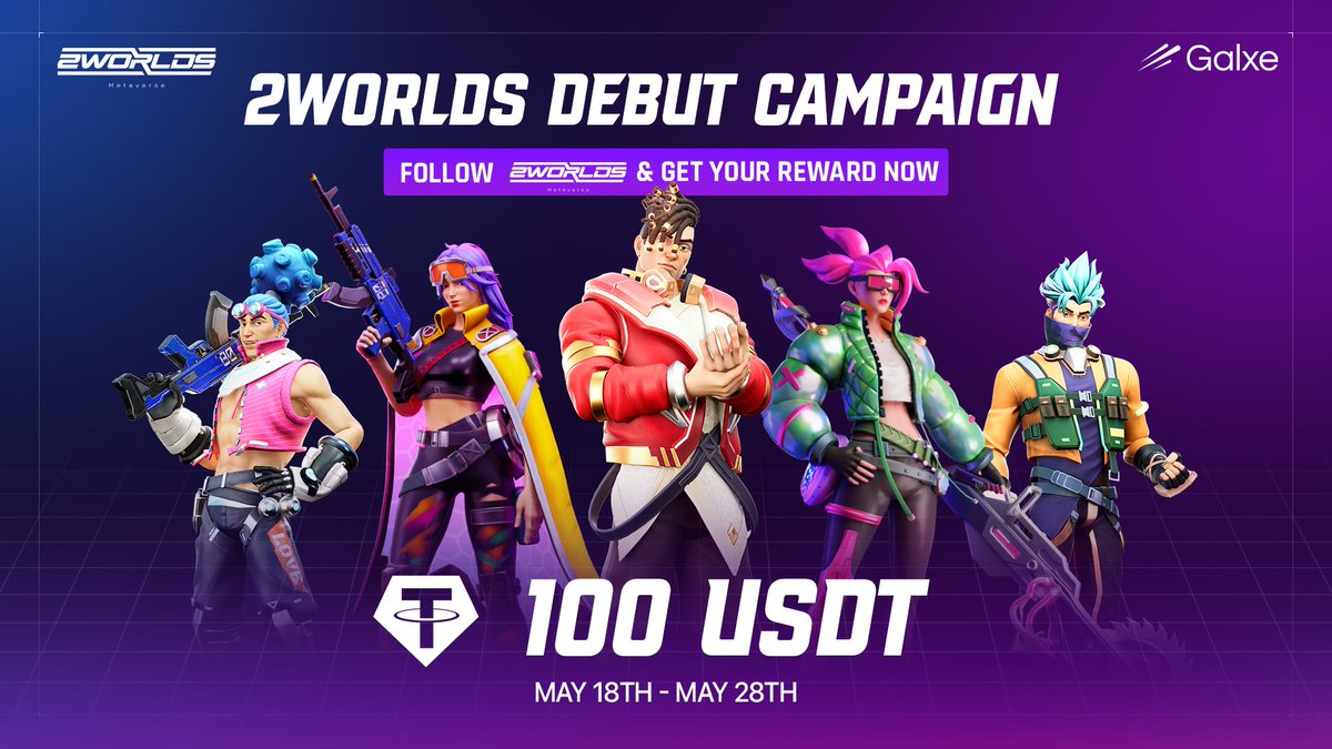 2worlds_io's tweet photo. 🚀 2Worlds' FIRST EVER Galxe Task is LIVE! 💎
🔹 Tasks are quick and easy: 
✅ Follow our social channels 
✅ Retweet and comment on our mission post 
✅ Join our community
⏳From 18/05 - 25/05⏳
🏆 Hurry—only 20 exclusive spots available! 
https://t.co/PTh1NEIfeq https://t.co/Ub8Q8jwh1b