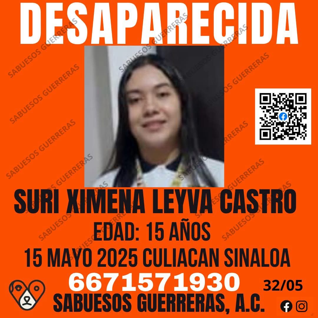 FortunatoParRms's tweet photo. Ayúdenme a compartir por favor 
#URGENTE #MUJER #MENORDEEDAD #QUINCEAÑOS #DESAPARECIDA #CULIACÁN #SINALOA https://t.co/quh92cxsNa
