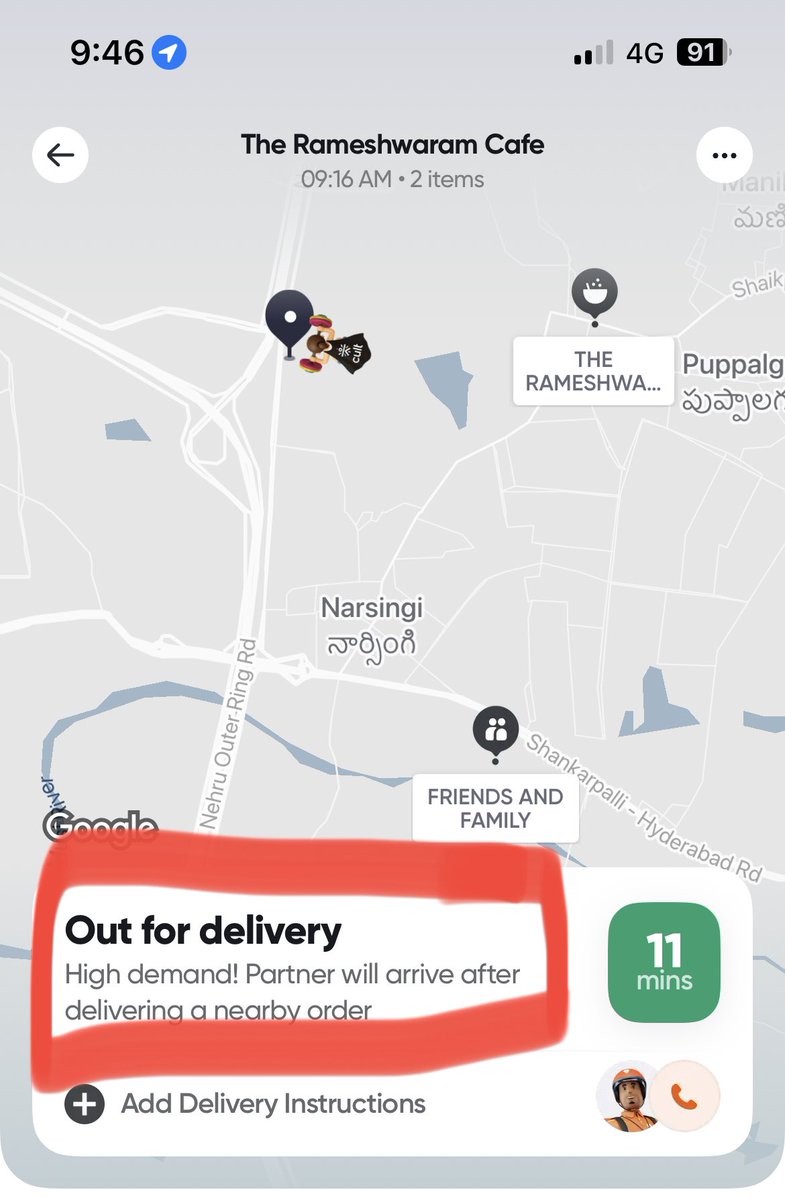 pankaj28111981's tweet photo. @Swiggy @SwiggyCares when there is a high demand you charge us more but when you don’t deliver on time and just mention it’s high demand and delay the order by 15-20 mins, why arnt you reducing the amount ?? https://t.co/8prLunSkYK