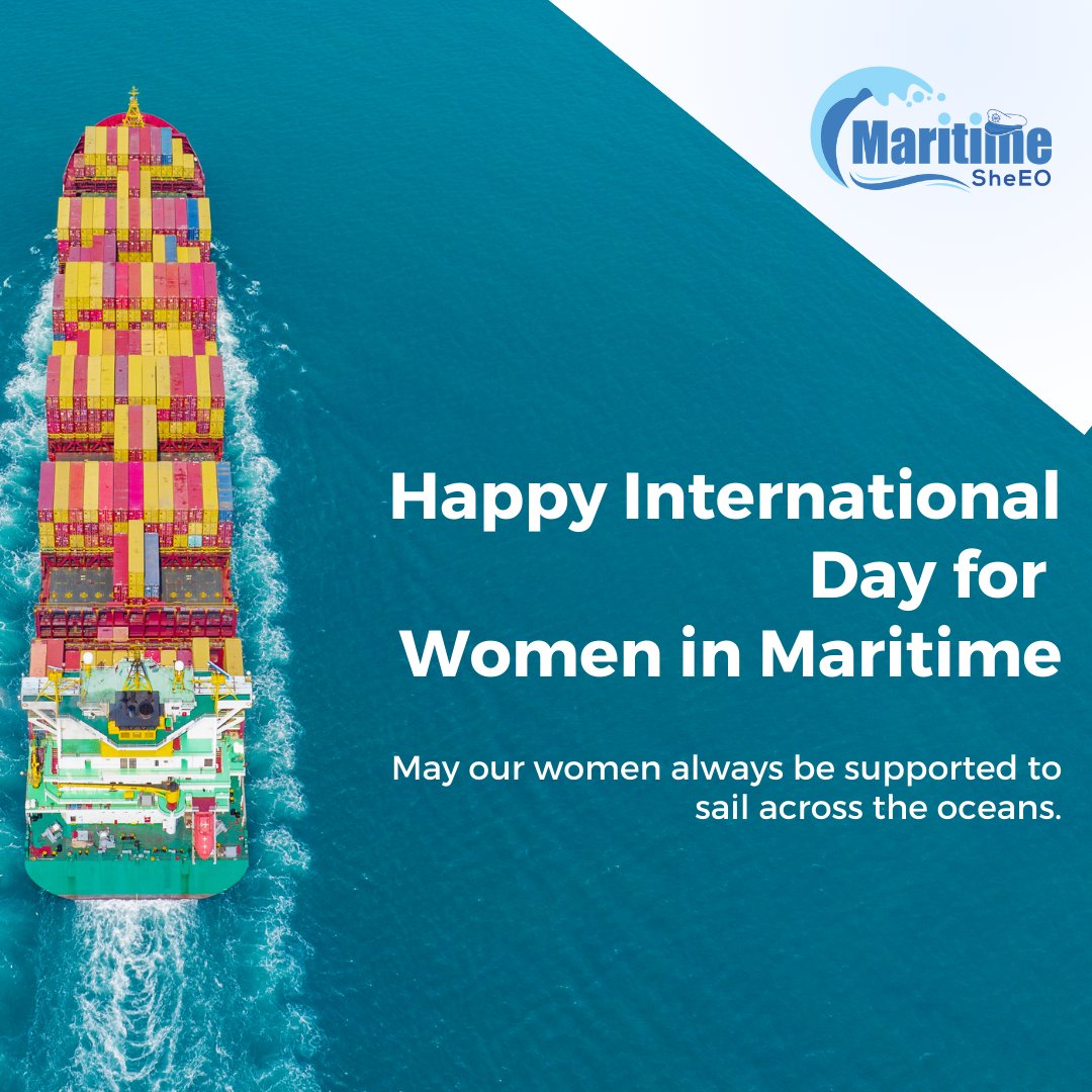Strong women. Stronger seas. 💙 #WomenInMaritime #MaritimeSheEO