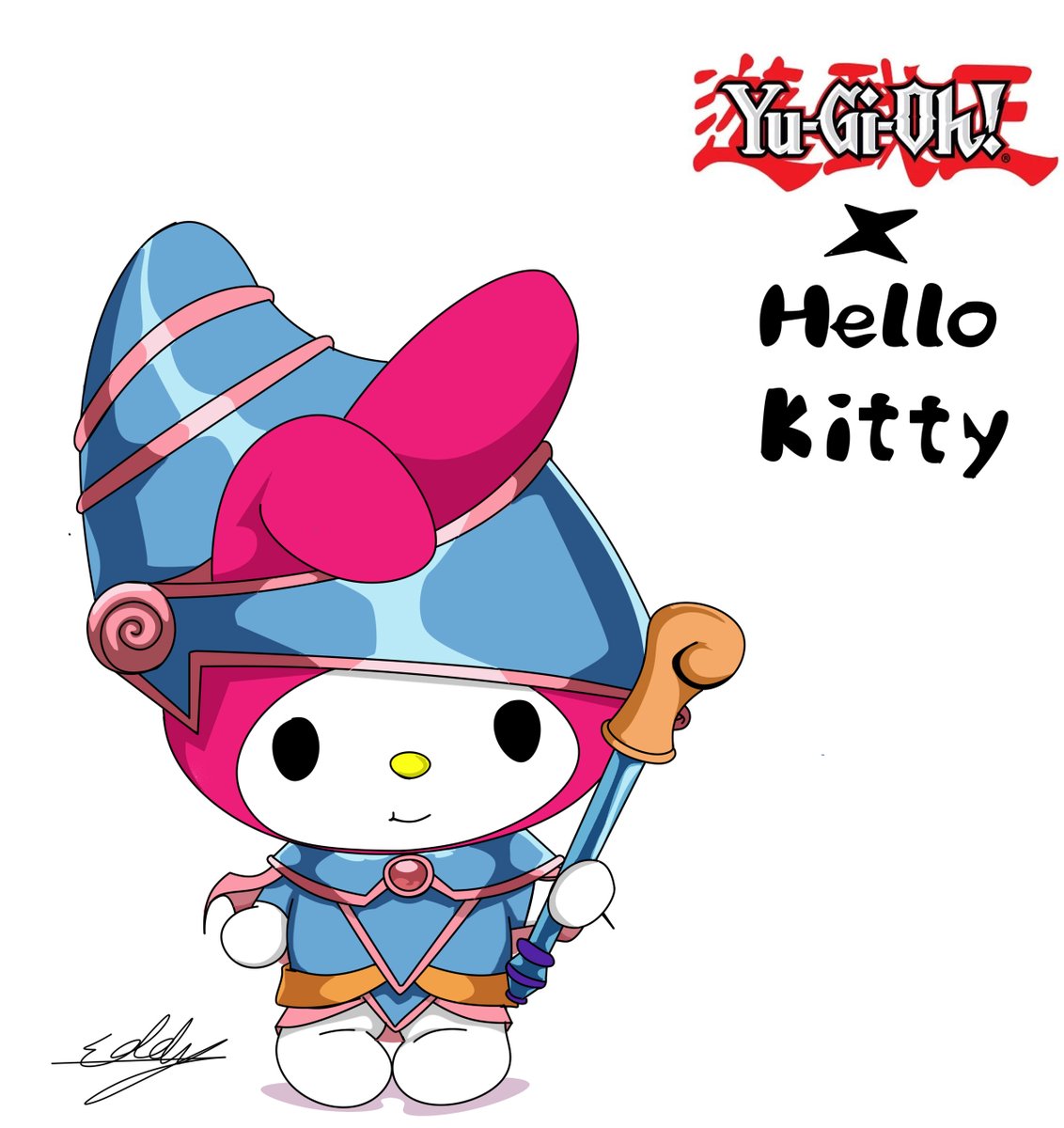 reptilnoob's tweet photo. -I know it's been a month or so since that happened, but I still wanted to make a drawing related to it.
#yugiohxhellokitty https://t.co/BtcFseNbOf