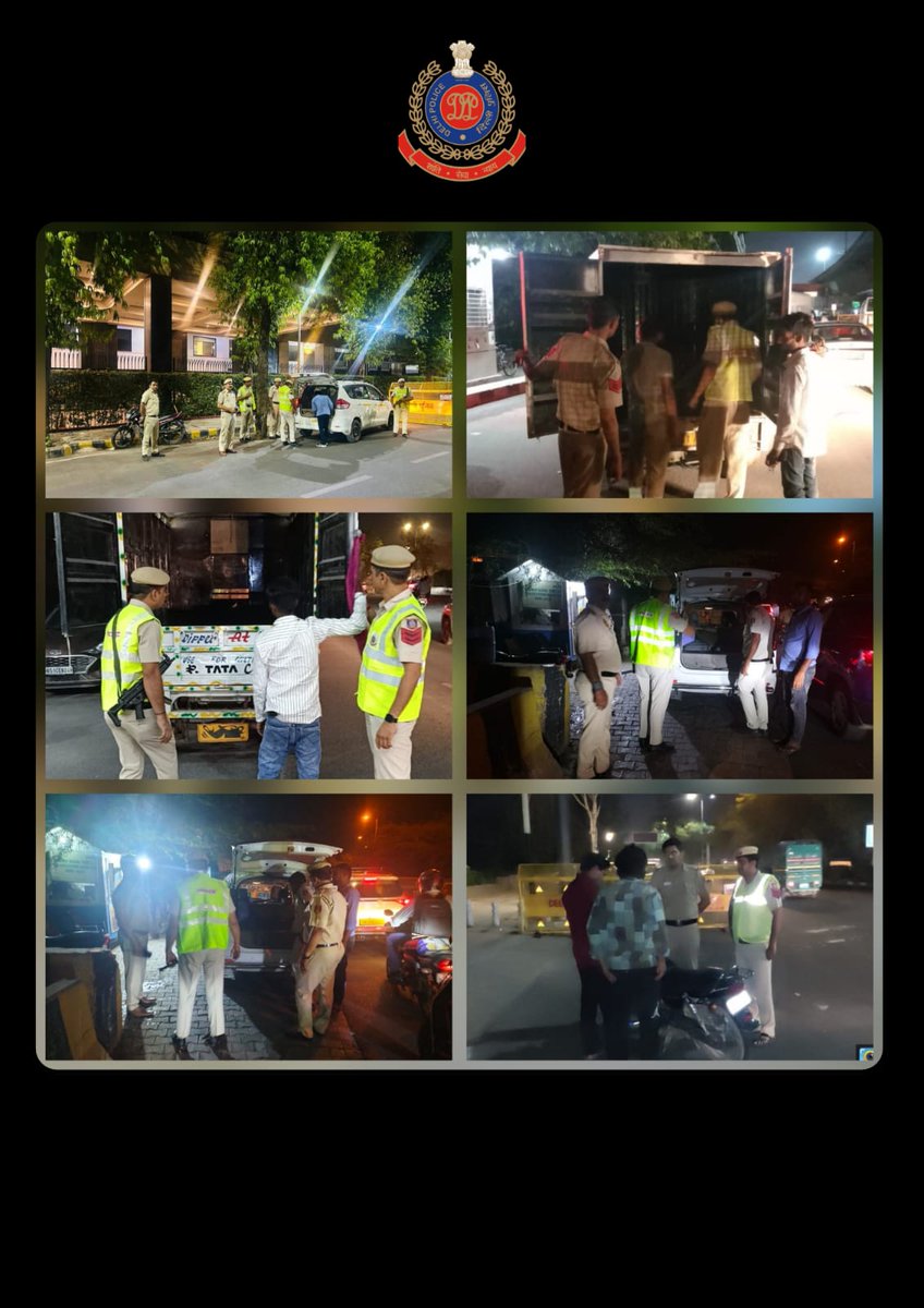 DCPSEastDelhi's tweet photo. #SecuringBorders
South-East District Police is checking suspicious vehicles at border pickets to curtail criminal activities and ensure a safe environment for citizens.
@DelhiPolice @JointCPSR https://t.co/N9VQSi2IFY