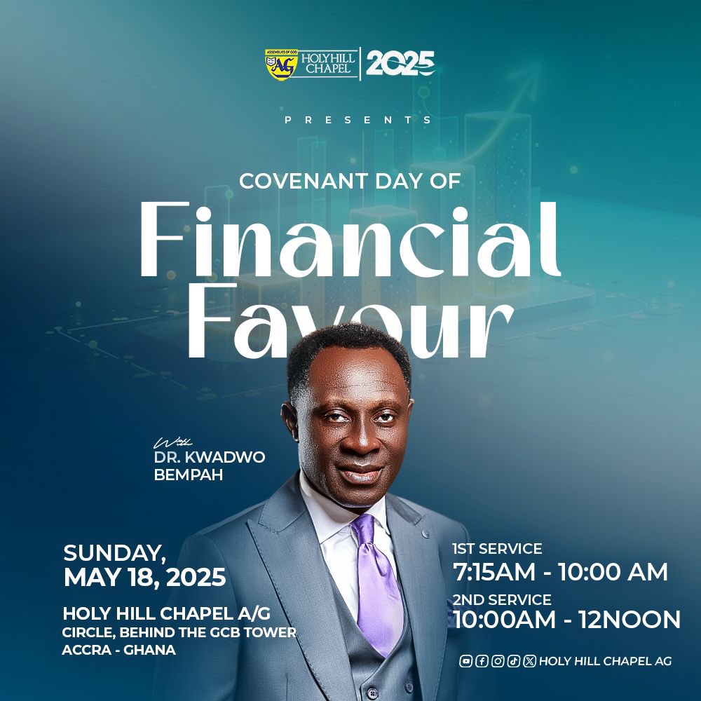 holyhillag's tweet photo. Itβs our Covenant Day of Financial Favour. Come in faith and expect a financial turnaround through the Power of Godβs word. Join us at @holyhillag this morning for a supernatural encounter. Come with a friend
#holyhillchapelag #drkwadwobempah #supernaturalbreakfast #covenantday https://t.co/qbd0ULqnEv