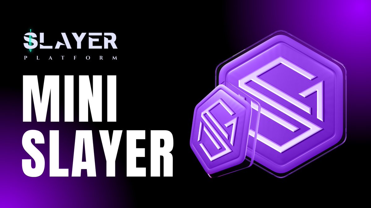 📈SLAYER PLATFORM – Trade. Earn. Dominate.✅

💥Start with our Mini Slayer token on #Polygon and see the power of the Slayer mechanics live in action! 

Join the SLAYERS now: cms.slayerplatform.io

#Crypto #DeFi #SLAYERPLATFORM