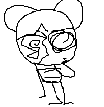 BIEVPURPLE's tweet photo. cant find crystal's acc but heres a quick doodle of the fake crystal i made https://t.co/sp5L1zfq4l