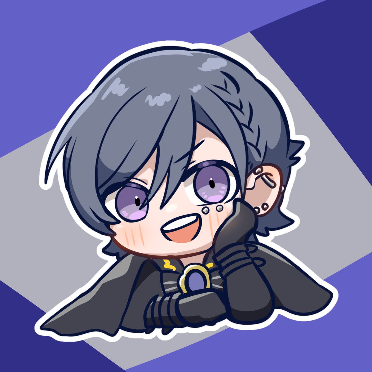kuri3768's tweet photo. @__Gu_Ru__ 今までお疲れ様でした
ラストソロでサッと描いたやつですが誕生日お祝いイラストです🎉 https://t.co/m0EptGQfgz