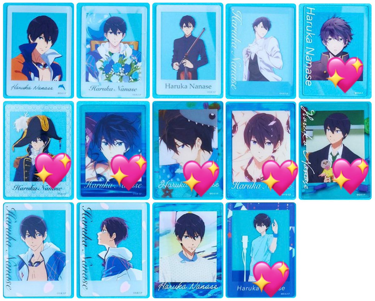 【交換】Free! チェキ風クリアカード クリカ

譲:真琴、怜、宗介、百太郎
求:遙(💖のもの)

東京昼公演前(入場済み)、鳥取での手渡し
または別日に大阪手渡しor郵送