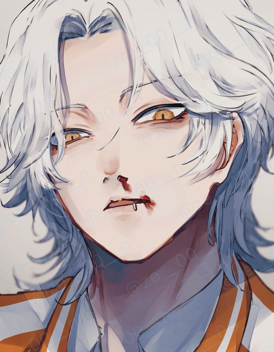 ze__00__n's tweet image. 没ったので顔だけ　🐊