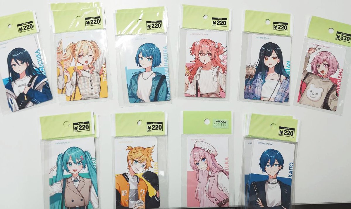 入荷情報】 プロジェクトセカイ ePick card series まとめて入荷中です