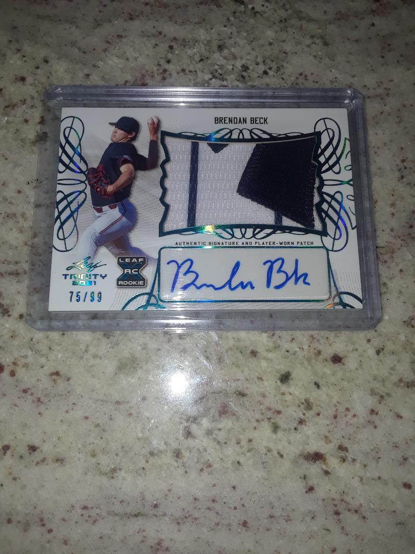 Show me your favorite card of a player you root for. Mine is Brendan Beck <a href="/brendan_beck3/">Brendan Beck</a> , <a href="/Yankees/">New York Yankees</a> prospect who is working his way back from Tommy John surgery. He's currently pitching for the Yankees AA affiliate <a href="/SOMPatriots/">Somerset Patriots</a> . <a href="/MDRANSOM1/">Ransom Cards</a> <a href="/GotdemCards/">GotdemCards</a> <a href="/CardPurchaser/">Card Purchaser</a>