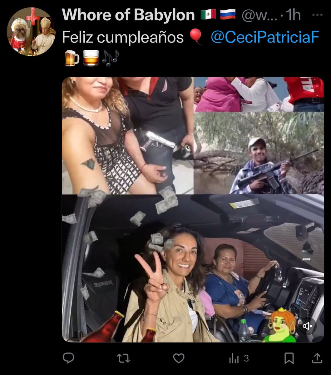 Ceci Flores 6623415616 (@cecipatriciaf) on Twitter photo Cuando haces de tu vida un libro abierto de honesta lucha con mejores resultados que ningún gobierno pasado y presente, con amor y transparencia, no hay espacio para temer a la calumnia, al odio ni la manipulación, aunque sea en fotos falsas o montadas.
Le acepto <a href="/whore_80/">Whore of Babylon 🇲🇽🇷🇺</a> las Cuando haces de tu vida un libro abierto de honesta lucha con mejores resultados que ningún gobierno pasado y presente, con amor y transparencia, no hay espacio para temer a la calumnia, al odio ni la manipulación, aunque sea en fotos falsas o montadas.
Le acepto <a href="/whore_80/">Whore of Babylon 🇲🇽🇷🇺</a> las
