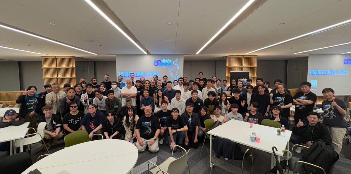 BSides Tokyo 2025 is a wrap!
150+ attendees, diverse talks, and a sold-out after-party.
Big thanks to everyone!
See you at BSides Tokyo 2026!
