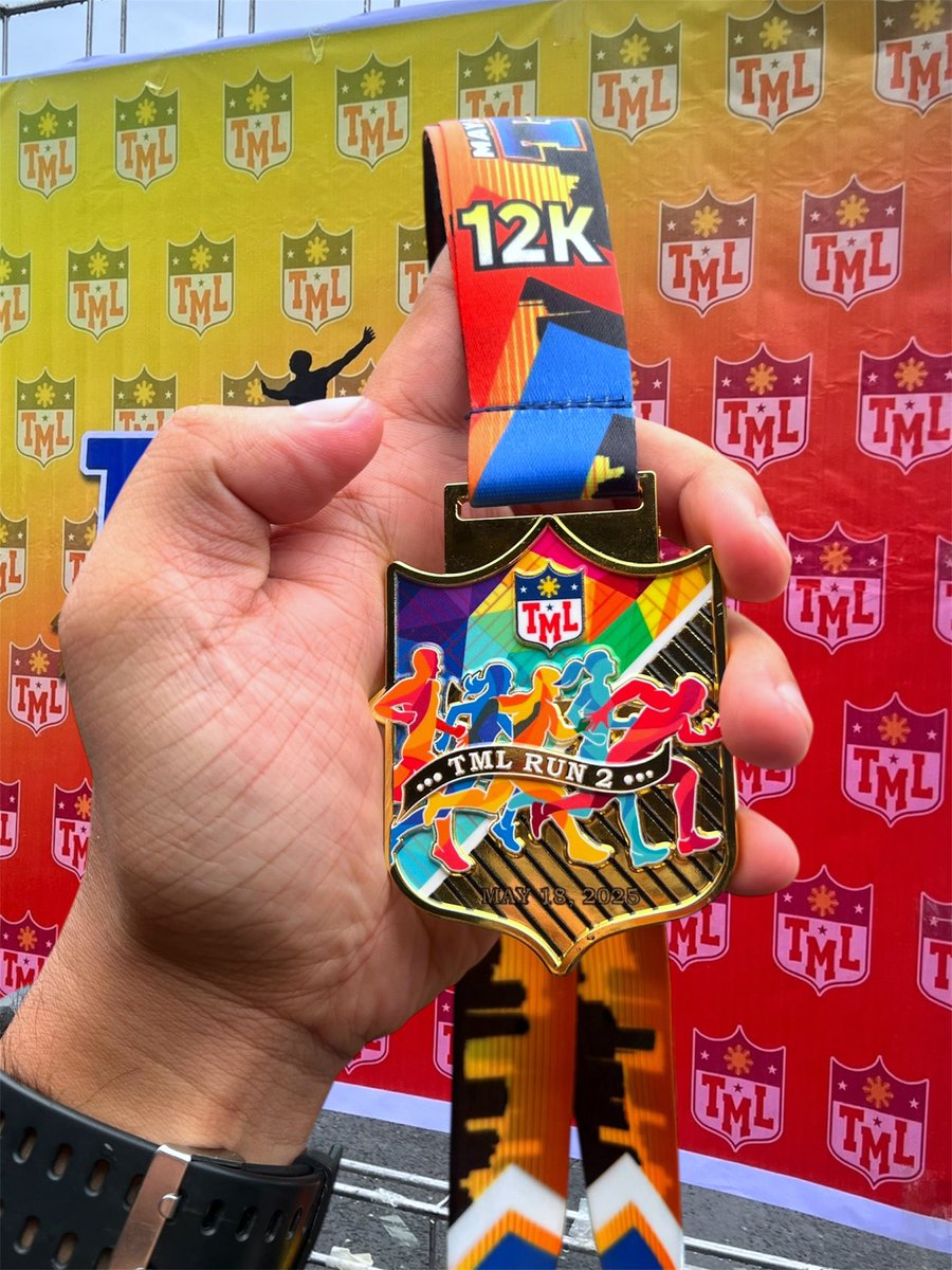 MikeGrandeee's tweet photo. So proud to have completed the 12km Golden Milestone run at TML Run 2! Every step was worth it, knowing it's supporting the amazing work of Los Amigos Child Development Center. Step up, stand out, stride with purpose! 
 #TMLRun2 #LosAmigosCDC #CommunityDevelopmentAdvocate https://t.co/TCU1JHoglK