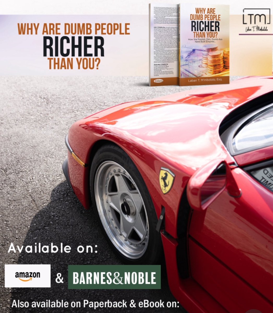 inspiredbylaban's tweet photo. TYSM Jesse
Why Are Dumb People RICHER Than You? $3.99 on Kindle💰💎📈🧠🚀🤑
https://t.co/fnijKlgpZQ
⭐️⭐️⭐️⭐️⭐️ Ever Wondered Why some Seemingly Unlikely People Achieve Wealth?
#LifeHackSeries #getoutofdebt #PoorNoMore
🔗 @jordana_greene @AuthorSJB @Tetrametracall1 @NoirKink https://t.co/i7l9iOVCkz