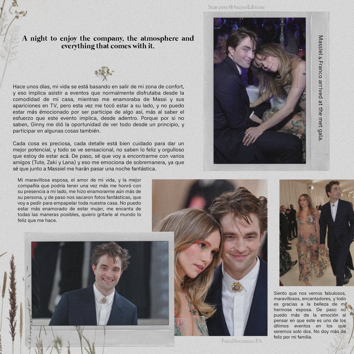 𝖬𝗂𝖽𝖽𝗅𝖾 𝖭𝗈𝗍𝖾: 𝖡𝗈𝖺𝗋𝖽. 𝗍𝗈: 𝖼𝖺𝗆! "the met gαlα nıght". ﹫𝗦𝗽𝗂𝖽𝗲𝙧𝗺𝖺𝗇_𝗐𝖾𝖻: The big met gala night arrived, and with it, the desire to flatter my ᥣovᥱ and my friends. You have no idea how incredibly beautiful everything turned out.
tᥲgs: #TheMet2025