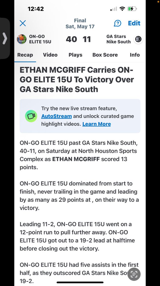 edo2shifty's tweet photo. 13pts 4reb &amp; 2ast vs Georgia Stars Nike South 15U “game got delayed” https://t.co/y0g4T8oqv1