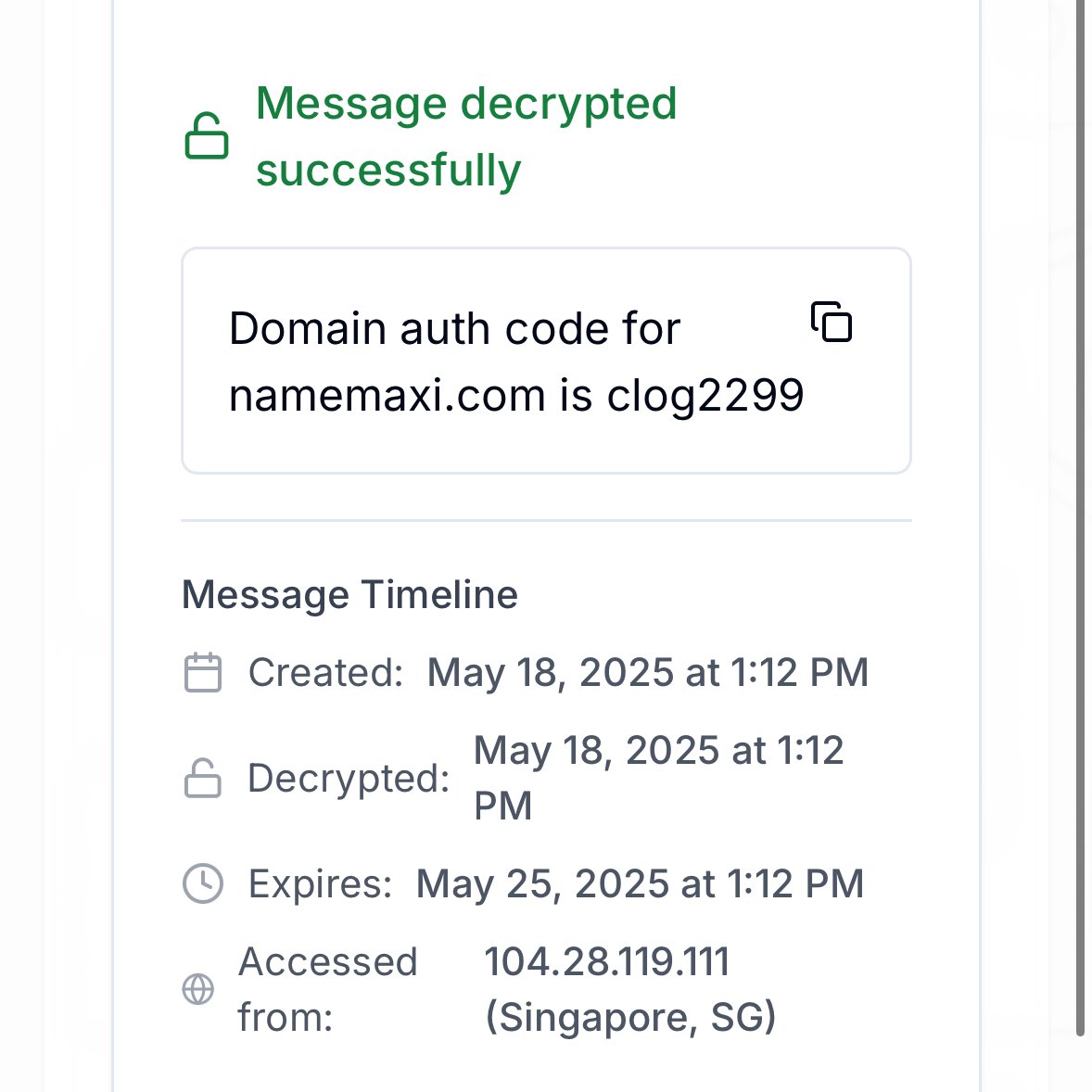 Just shipped something totally AI-coded for your secrets that you want to send to someone. 

One-time secret sharing with access logging — you’ll know exactly when your recipient opened it.

Zero trust needed. Open sourced too. 

Live: ConfirmLog.com
