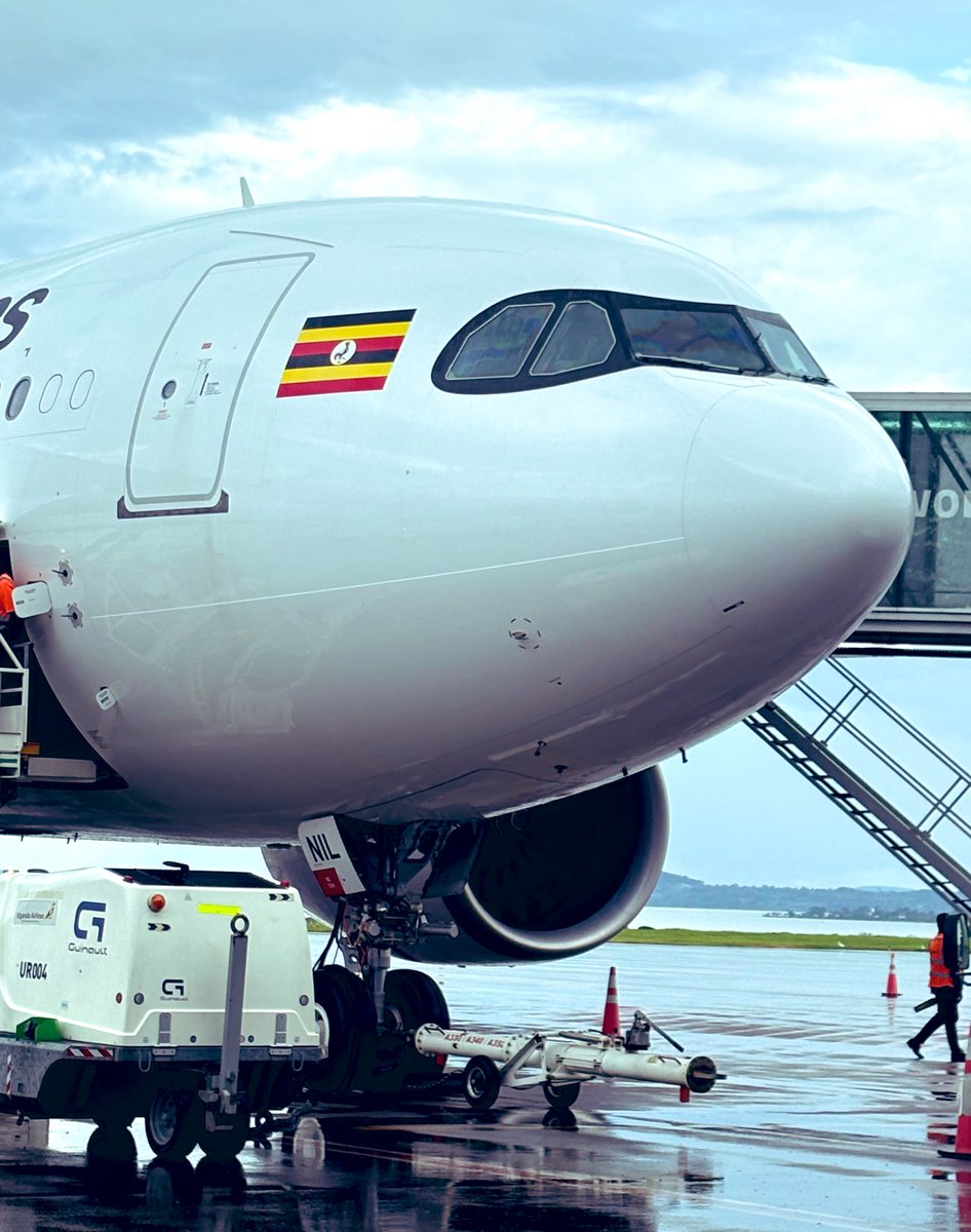 About to hit the sky for the London route.✅✈️

#LondonHereWeCome #FlyUgandaAirlines