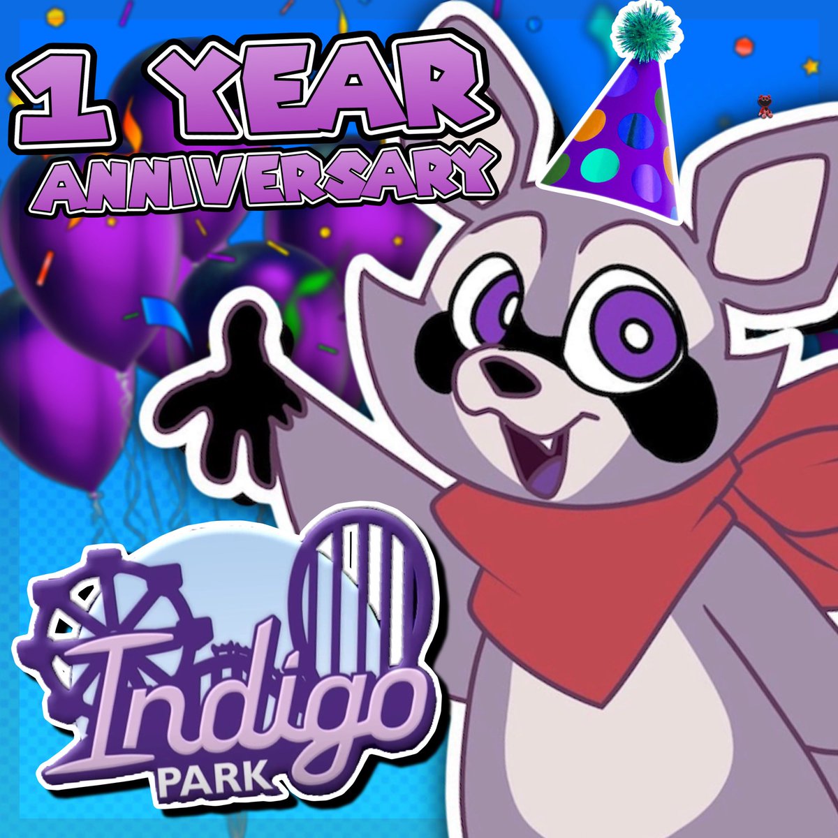 IndigoParkNews's tweet photo. 🎡INDIGO PARK - ANNIVERSARY 🎉

‘#IndigoPark Chapter 1 - Birds Of A Feather’ released One Year ago from today (May 18th 2024)

🦝 What was your favorite moment from Chapter 1? https://t.co/4SYMA1og3G