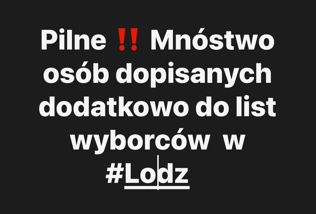 Agnieszka Wojciechowska van Heukelom (@agniesz78326320) on Twitter photo Zaczęło się ! W jednej z komisji na 967 uprawnionych wyborców dopisano 125 osób. W innych podobnie. Będą próbowali głosować po kilka razy. Co na to #PKW <a href="/RepublikaTV/">Telewizja Republika 🇵🇱 #włączprawdę</a> <a href="/wPolityce_pl/">wPolityce.pl</a> <a href="/PolsatNewsPL/">PolsatNews.pl</a> <a href="/GPtygodnik/">Gazeta Polska - w każdą środę</a> <a href="/niezaleznapl/">Niezalezna.PL</a> Zaczęło się ! W jednej z komisji na 967 uprawnionych wyborców dopisano 125 osób. W innych podobnie. Będą próbowali głosować po kilka razy. Co na to #PKW <a href="/RepublikaTV/">Telewizja Republika 🇵🇱 #włączprawdę</a> <a href="/wPolityce_pl/">wPolityce.pl</a> <a href="/PolsatNewsPL/">PolsatNews.pl</a> <a href="/GPtygodnik/">Gazeta Polska - w każdą środę</a> <a href="/niezaleznapl/">Niezalezna.PL</a>