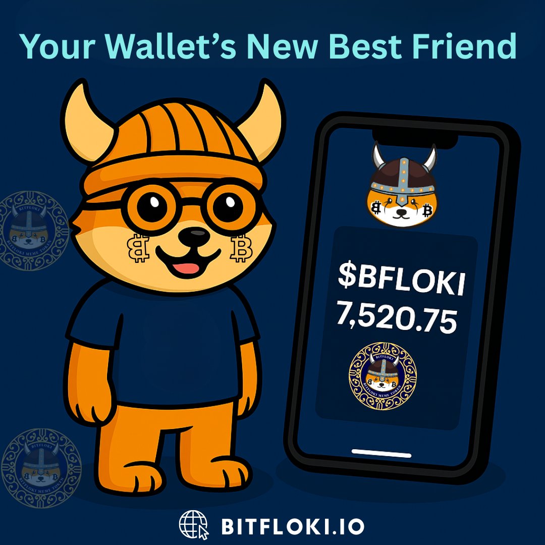 🐶 Your Wallet’s New Best Friend 💰

🐾 Smart. Loyal. Rewarding.
🏦 BitFloki sits comfortably in your portfolio and heart.
💼 Not just a token – it’s a trusted companion.

#FlokiFriend #TokenLoyalty #CryptoPals