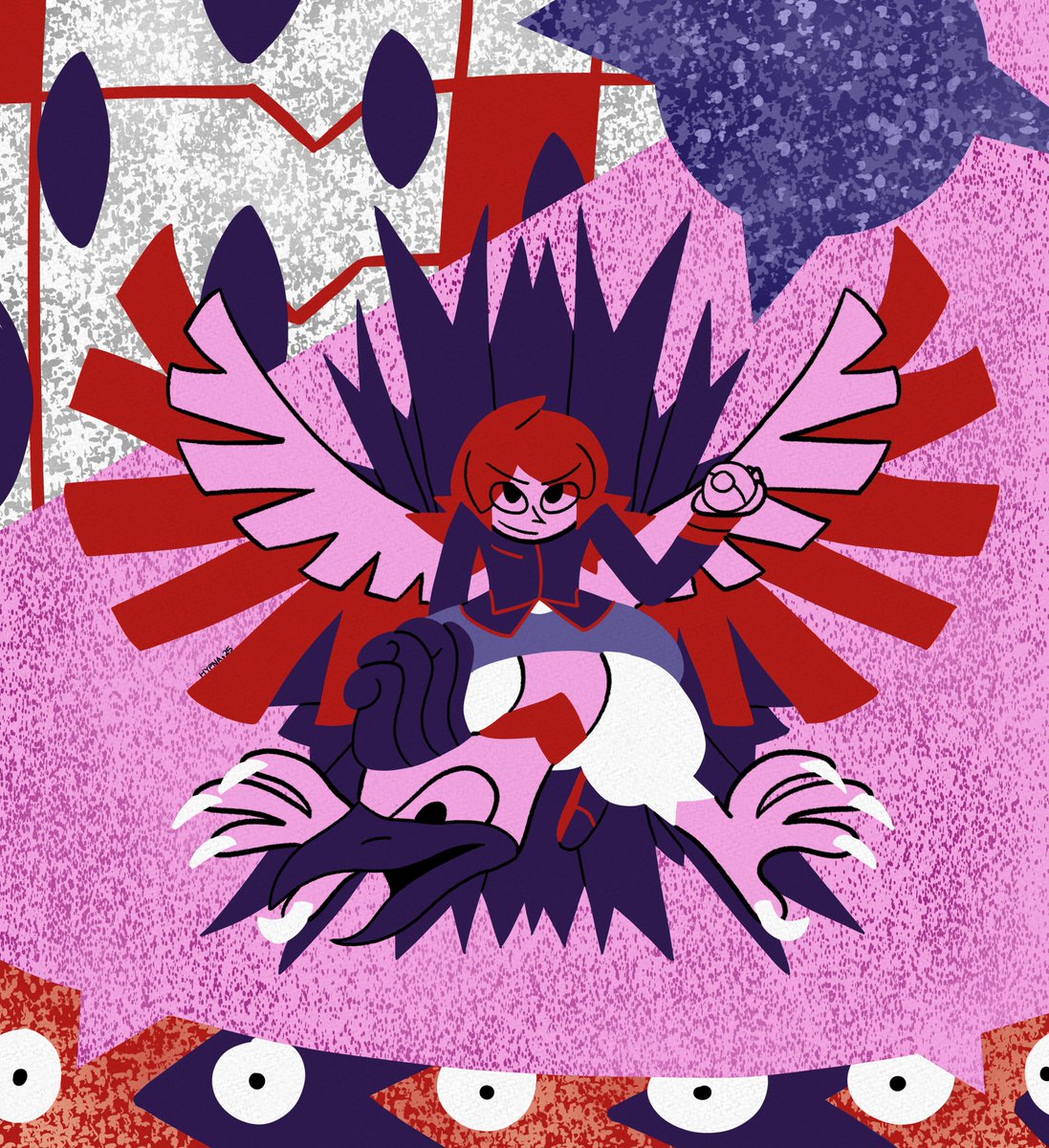 passerby boy and ho-oh