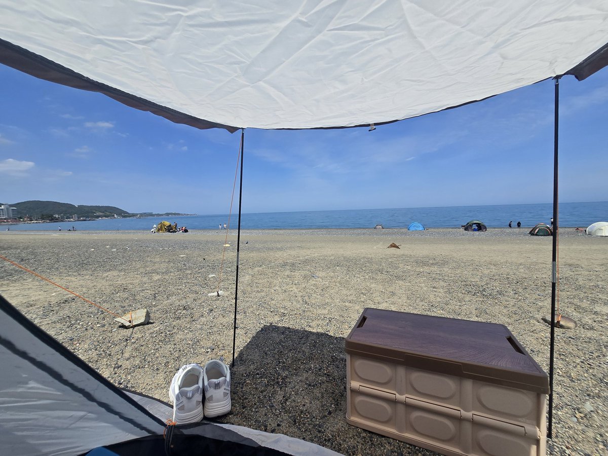 동네 앞바다 휴양시작⛱️