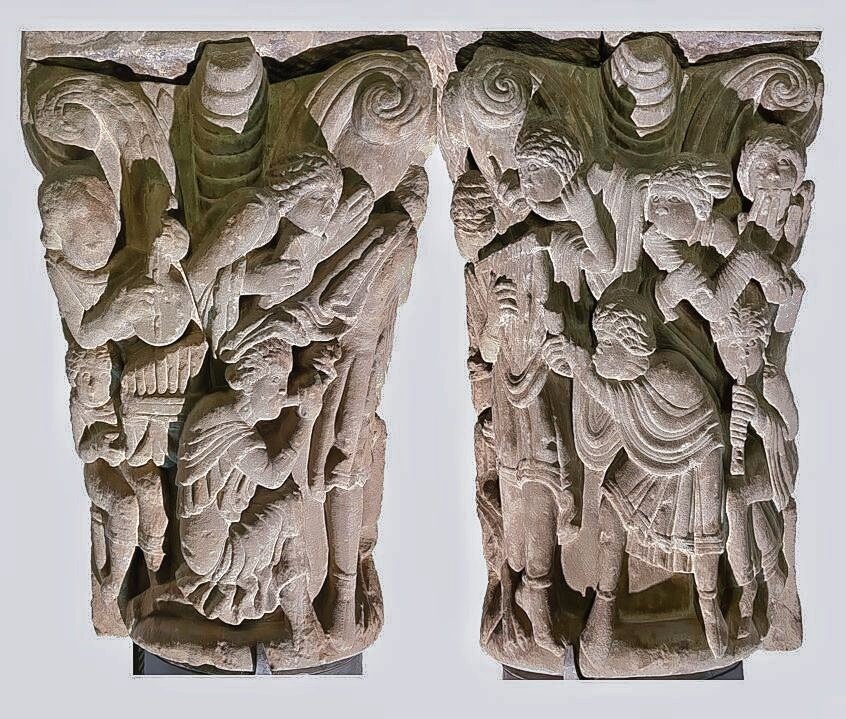RomanicoEspana's tweet photo. Y ya que estamos en el @museojaca celebrando el #DiaInternacionalDeLosMuseos no puedo dejar que traer su icónico capitel del Rey David y los músicos: una belleza en sí mismo y una magnífica fuente gráfica para estudiosos de la música medieval
#FelizDomingo https://t.co/ymvXCom8mu