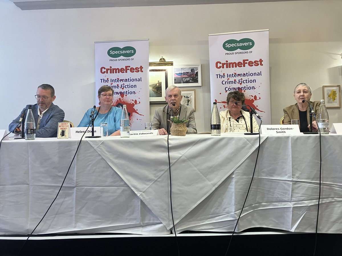 Dr Lucy Andrew (@lucyvandrew) on Twitter photo Up bright and early for the ‘Historical Fiction: War and Peace’ panel at <a href="/CrimeFest/">CrimeFest</a>, featuring Luke McCallin, <a href="/NellDixon/">Helena Dixon</a>, <a href="/D_GordonSmith/">Dolores Gordon-Smith</a>, S.W. Williams and <a href="/medwardsbooks/">Martin Edwards</a>. #crimefest Up bright and early for the ‘Historical Fiction: War and Peace’ panel at <a href="/CrimeFest/">CrimeFest</a>, featuring Luke McCallin, <a href="/NellDixon/">Helena Dixon</a>, <a href="/D_GordonSmith/">Dolores Gordon-Smith</a>, S.W. Williams and <a href="/medwardsbooks/">Martin Edwards</a>. #crimefest