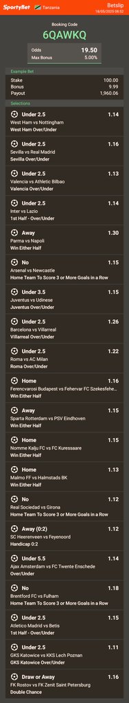 zoomcapacity's tweet photo. Hey check out the bet I just placed on Sportybet! 6QAWKQ https://t.co/35lW2683oR https://t.co/5xuRJNOUyk